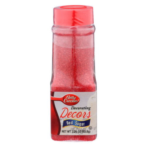 Betty Crocker Sugar Crystal Red - 2.25 Ounce