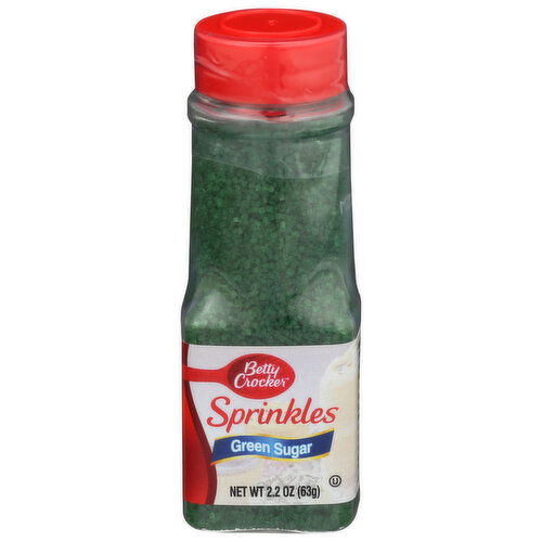 Betty Crocker Green Sugar Crystals Sprinkles - 2.2 Ounce
