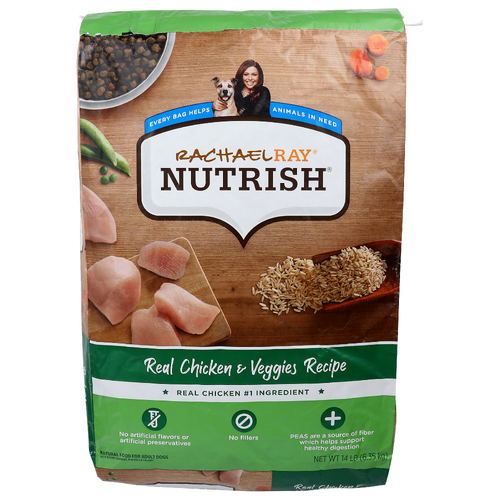 Rachael Ray Nutrish Real Chicken & Veggie Recipe Dog Food - 14 Pound