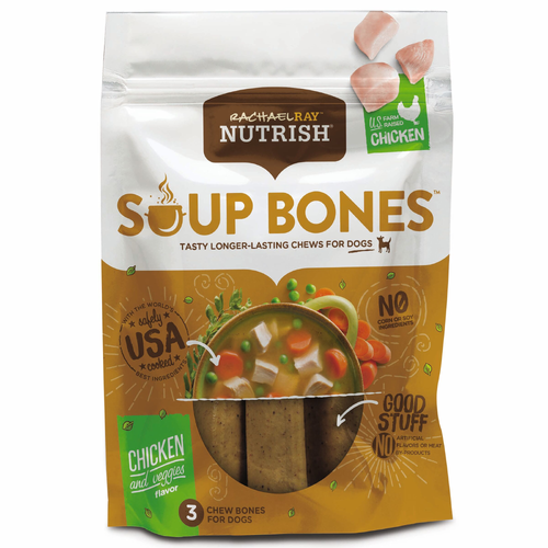 Rachael Ray Nutrish Chicken And Veggies Soup Bones - 6.3 Ounce Image 1 of 7