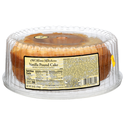 OLD HOME KITCHENS Vanilla Pound Cake - 28 Ounce