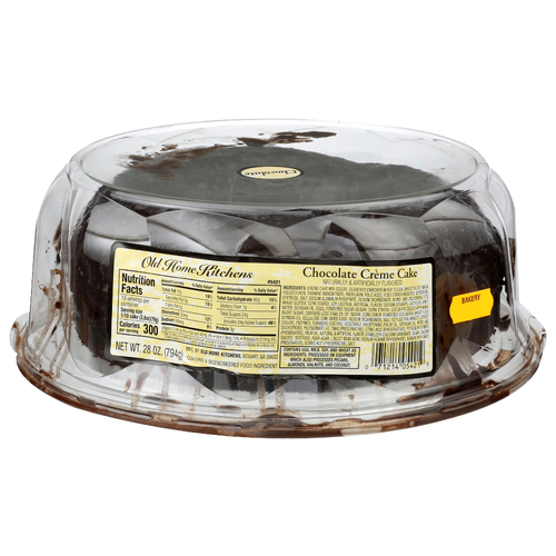 OLD HOME KITCHENS Chocolate Crème Cake - 28 Ounce