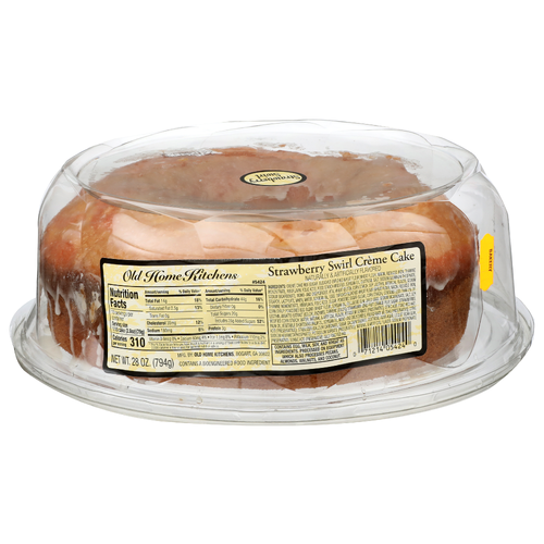 OLD HOME KITCHENS Strawberry Swirl Crème Cake - 28 Ounce