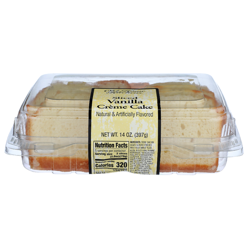OLD HOME KITCHENS Sliced Vanilla Crème Cake - 14 Ounce