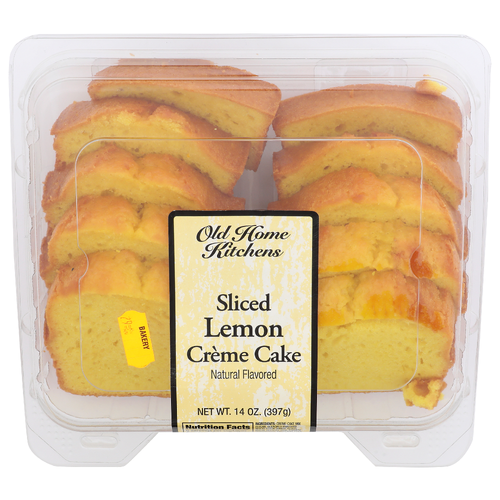 Old Home Kitchens Sliced Lemon Creme Cake - 14 Ounce
