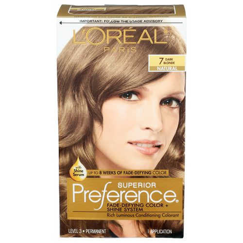 L'oreal Paris 7 Dark Blonde Natural Superior Preference - 1 Count