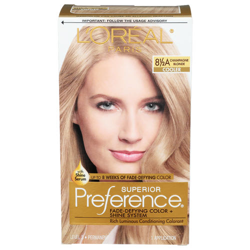 L'oreal Paris 8½a Champagne Blonde Cooler Superior Preference - 1 Count