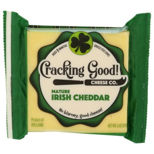 Cracking GOOD! Mature Irish Cheddar Cheese - 6 Ounce Image 1 of 4