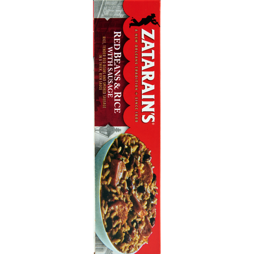Zatarain's Frozen Red Bean And Rice With Sausage - 0.75 Pound