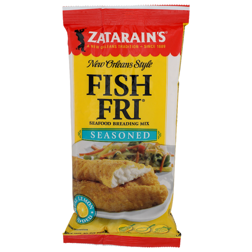 Zatarain's Seasoned Seafood Breading Mix Fish Fri - 10 Ounce