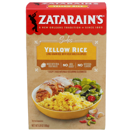 Zatarain's Sides Long Grain Rice Yellow - 6.9 Ounce