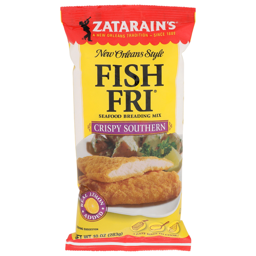 Zatarain's Crispy Southern Seafood Breading Mix - 10 Ounce