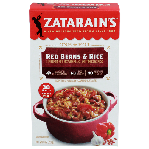 Zatarain's Long Grain Red Beans & Rice - 8 Ounce