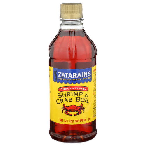 Zatarain's Concentrated Shrimp & Crab Boil - 16 Fluid Ounce