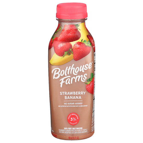 BOLTHOUSE FARMS Strawberry Banana Smoothie - 450 ml