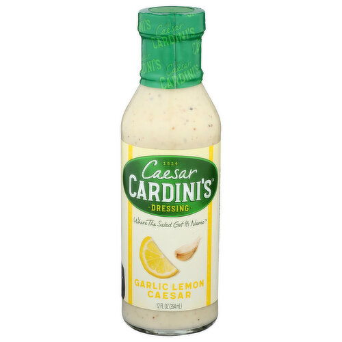 Caesar CARDINI's Salad Dressing Garlic Lemon - 12 Fluid Ounce