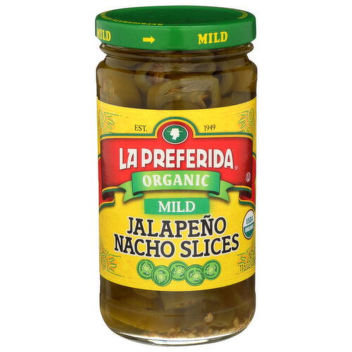 La Preferida Lp Jalapeño Nacho Slices Mild Organic Peppers - 11.5 Ounce