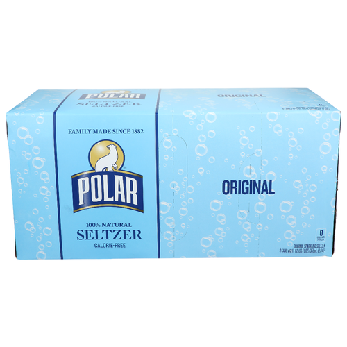 Polar Sparkling Seltzer Original - 12 Fluid Ounce - 8 Count