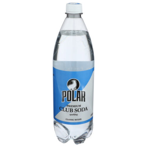 Polar Club Soda 1L Bottle - 1 Liter Image 1 of 4
