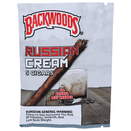 Backwoods Russian Cream Cigars - 5 Count