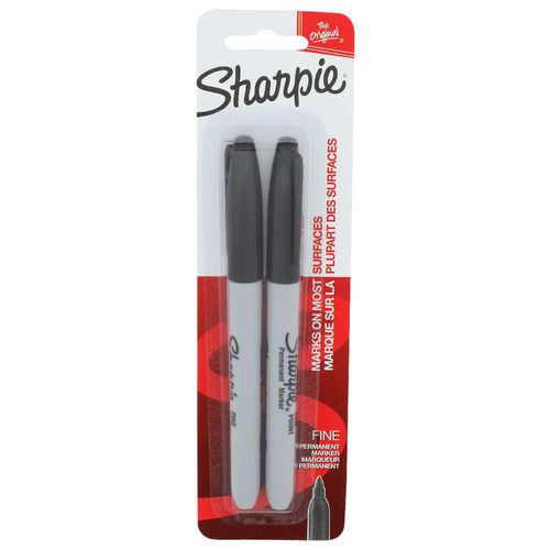 Sharpie Fine Permanent Marker - 2 Count