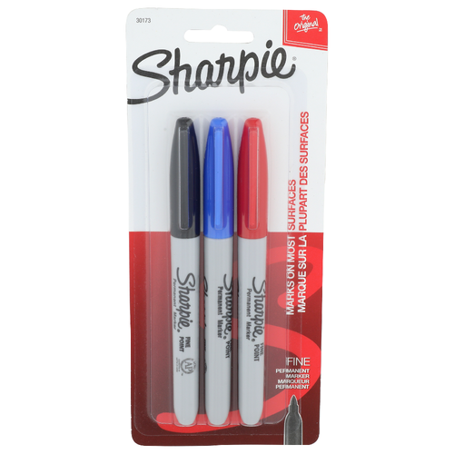 Sharpie Fine Permanent Marker - 3 Count