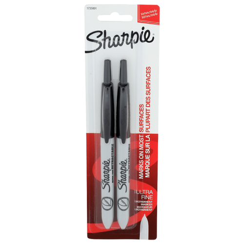Sharpie Ultra Fine Retractable Permanent Marker - 2 Count