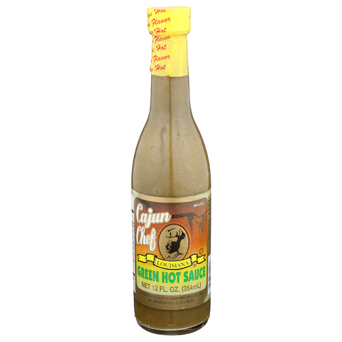 Cajun Chef Hot Green Sauce - 12 Fluid Ounce