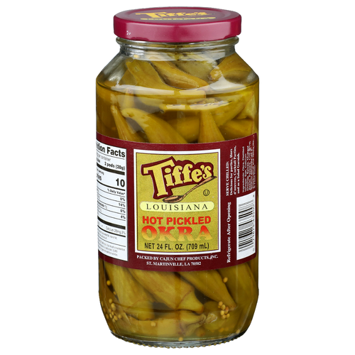 TIFFE's Louisiana Hot Pickled Okra - 24 Fluid Ounce