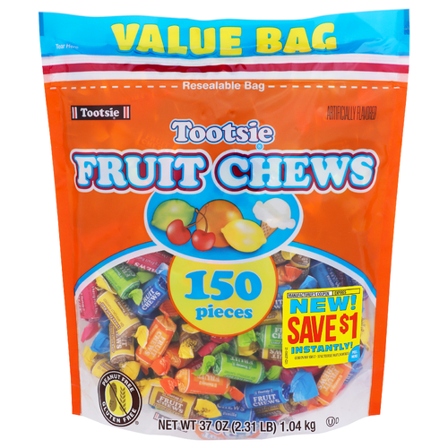 Tootsie Roll Fruit Chews - 0.247 Ounce - 150 Count