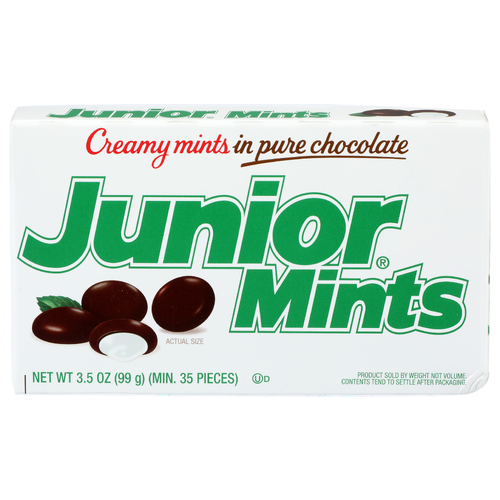 Junior Mints Creamy In Pure Chocolate - 0.1 Ounce - 35 Count
