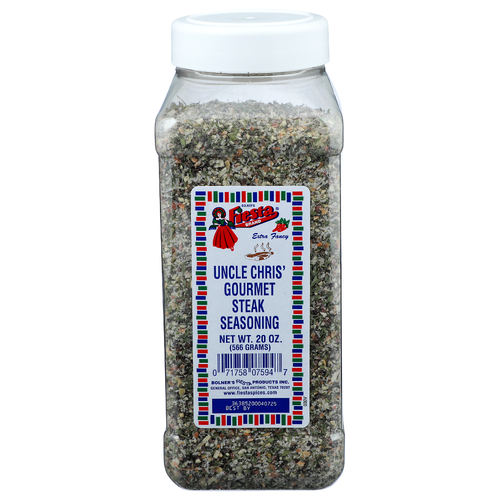 Bolner's Fiesta Brand Uncle Chris' Gourmet Steak Seasoning - 20 Ounce