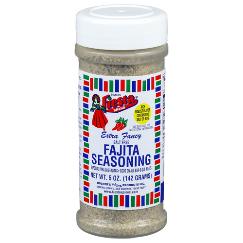 Bolner's Fiesta Brand Fajita Salt Free Seasoning - 5 Ounce