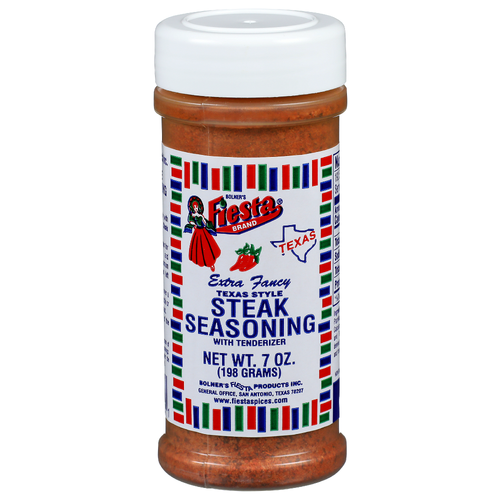 Bolner's Fiesta Brand Texas Style Steak With Tenderizer Seasoning - 7 Ounce