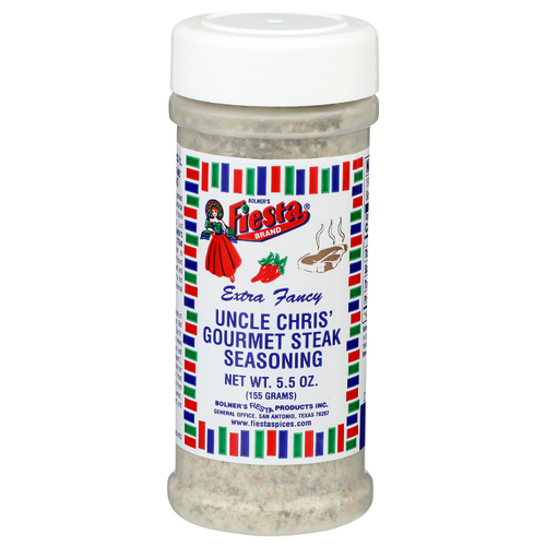 Bolner's Fiesta Brand Uncle Chris' Gourmet Steak Seasoning - 5.5 Ounce