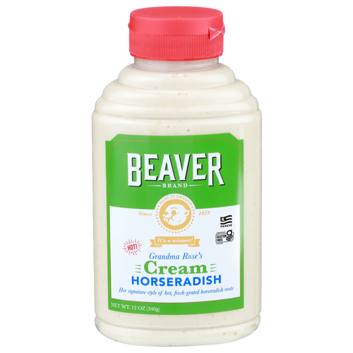 Beaver Brand Horseradish Cream - 12 Ounce