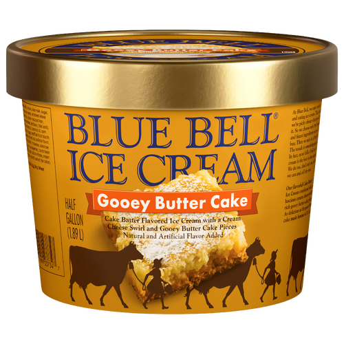 Blue Bell Gooey Butter Cake Ice Cream - 64 Fluid Ounce Image 1 of 2