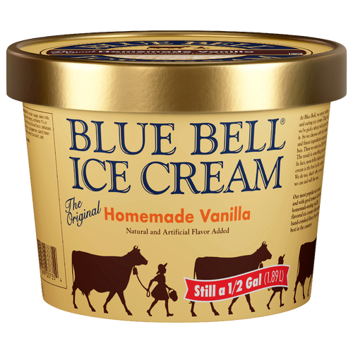 Blue Bell Homemade Vanilla Ice Cream - 64 Fluid Ounce Image 1 of 2