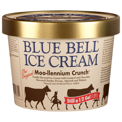 Blue Bell Moo-Llennium Crunch Ice Cream - 64 Fluid Ounce Image 1 of 2
