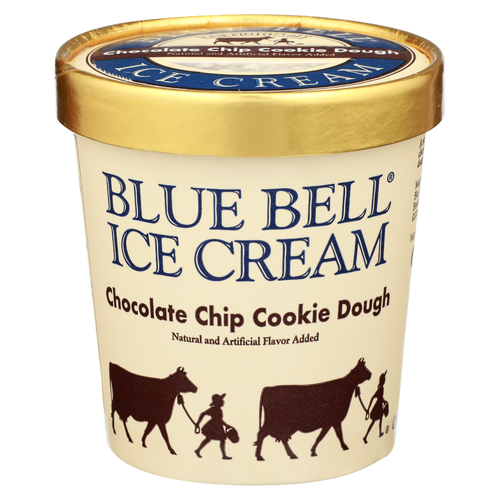 Blue Bell Chocolate Chip Cookie Dough Ice Cream - 1 Pint