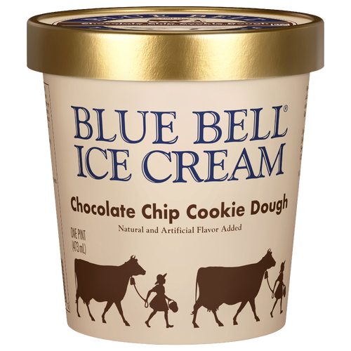 Blue Bell Chocolate Chip Cookie Dough - 16 Fluid Ounce Image 1 of 2