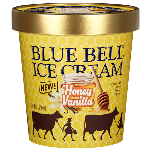 Blue Bell Honey Vanilla Featured Flavor - 16 Fluid Ounce