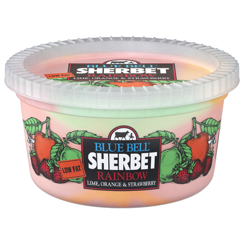 Blue Bell Rainbow Sherbet - 32 Fluid Ounce Image 1 of 2