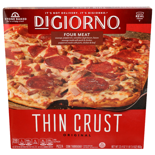 Digiorno Thin Crust Original Pizza - 23.4 Ounce Image 1 of 4