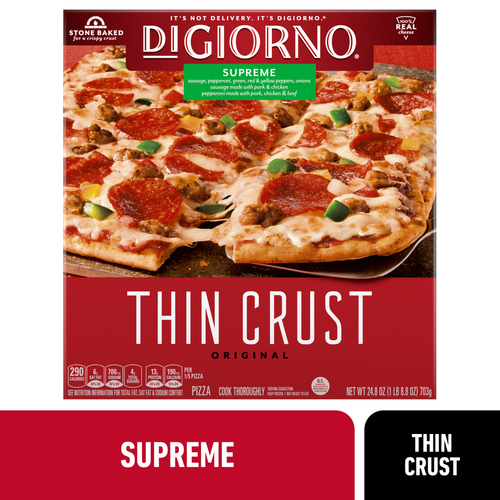 DiGiorno Original Thin Crust Pizza - 24.8 Ounce Image 1 of 5