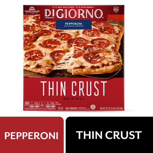DiGiorno Original Thin Crust Pizza - 22.1 Ounce Image 1 of 5