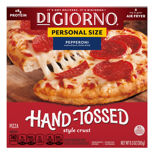 DiGiorno Pepperoni Frozen Personal Pizza On a Hand-Tossed Style Traditional Crust - 9.3 Ounce