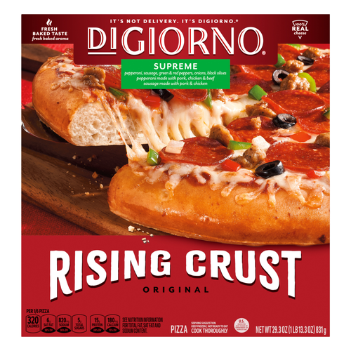 DiGiorno Frozen Pizza, Rising Crust Supreme - 29.3 Ounce
