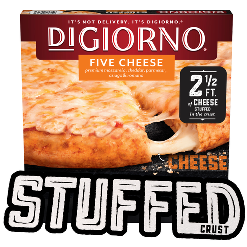 DiGiorno Frozen Pizza Five Cheese Stuffed Crust - 1.39 Pound