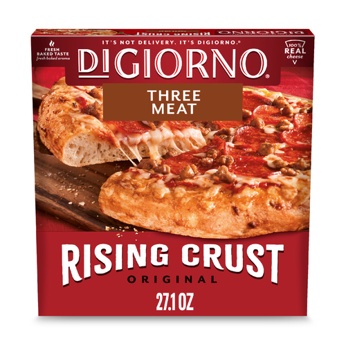 DiGiorno Frozen Pizza, Rising Crust Three Meat - 27.1 Ounce Image 1 of 4